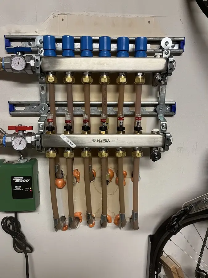 Plumber performing Gas Leak Detection at a residential property in American Canyon